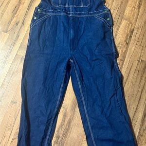 Liberty Overalls Mens 40x30 Blue Denim Bibs Farmer Carpenter Workwear